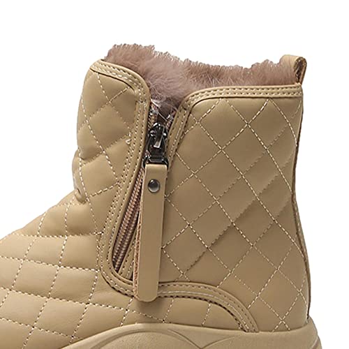 Bottes d'hiver kowaku kaki taille 36 avec semelle épaisse