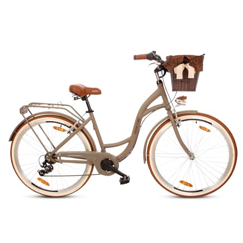 Goetze Mood 28 Zoll Damen Citybike, 18 Zoll Tiefeinsteiger Aluminiumrahmen,...