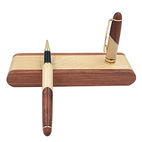 Ellington Pens Set di penne stilografiche di lusso con punta liscia – incluso convertitore d'inchiostro ricaricabile, 3 cartucce d'inchiostro [nero e