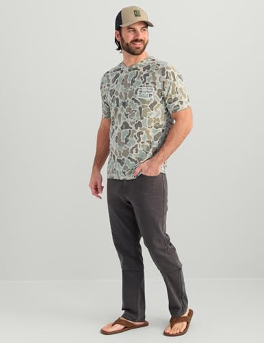 HUK Men's Drift Short Sleeve Lightweight Jersey Crew, Performance Fishing Shirt with UPF Sun Protection3