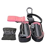 FFITNESS Strap Fitness System, Funktionelles Training für Suspension Übungen, Türanker, Rosa, Einheitsgröße