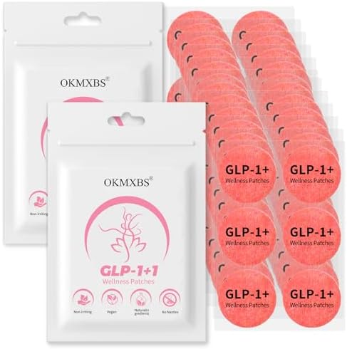 GLP-1 Patch - Natural Ingredients,8-Hour Long-Lasting Formula Sup...