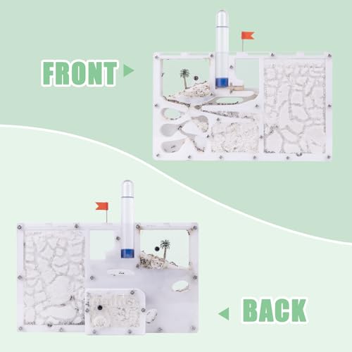 Ant Farm Castle,Habitat Science Learning Kit, Farms for Live Ants,Study of Ecosystem, Behavior of Ant Colony, Explore The World at Home School (Live Ants NOT Included)