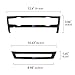 Car CD Panel Trim Center Console Cover Carbon Fiber Sticker Decal fits for BMW X5 E70 X6 E71 2007 2008 2009 2010 2011 2012 2013 2014 Accessories