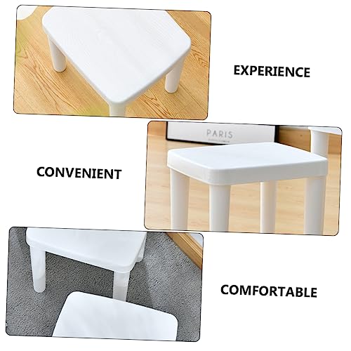 Homoyoyo Banqueta Otomana Antiderrapante 2 Peças Banco Portátil Assento Para Fora Da Porta Cadeira E