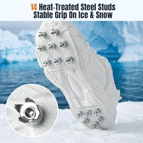 Image of Proberos 14 Studs Antislip Ice Cleats Silicone Boot Grippers