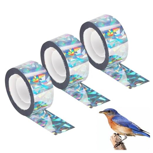 150 M x 24 MM Cinta Repelente de Aves, Antipalomas Balcon, Doble Cara Espanta Palomas Cinta Repelente Ahuyentador Palomas, Ahuyentar, Ahuyentadores de Pajaros – Valido como Espantapajaros Exterior