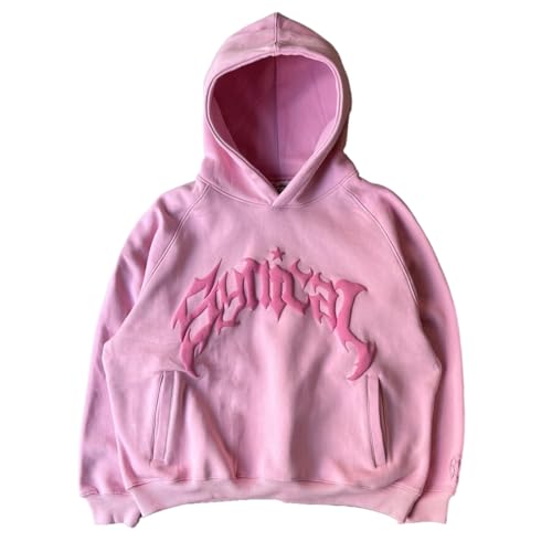 Fashion Y2K Hoodies Women Men Letter Print Sweatshirts Pullover Oversized Hoodie Grunge Harajuku Jacket Streetwear