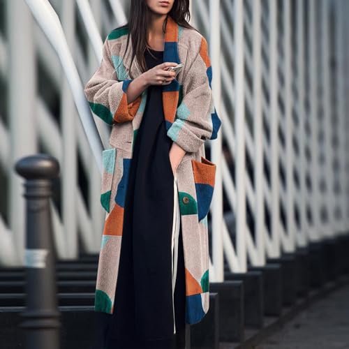 Trench Coats for Women Long Coat Fall/Winter Fashion 2025 Peacoat Womens Lapel Jackets Shackets Plus Size3