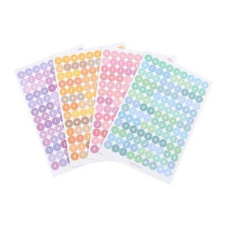Amazon Beauty Player 4枚 数字ステッカー アルファベット 文字 ステッカー シール ラベル 手帳 かわいい 日記 Diy 手作り スーツケースステッカー お気に入りのスーツケース ギター 車 バイク 自転車 ヘルメット パソコン 携帯 ノート シール ステッカー おもちゃ