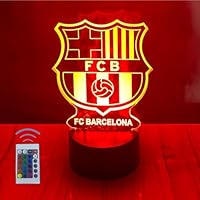 Riscko Lampara 3D Futbol Juguete de luz nocturna 3D, adecuado