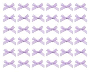 Tupalizy Mini-Schleifen, 50 Stück, Lavendel