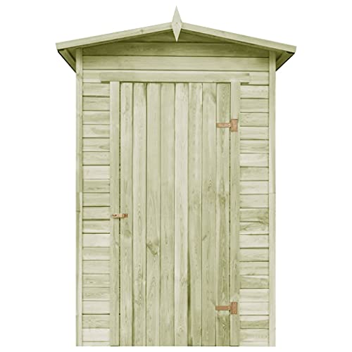 Lagerschuppen 150 x 100 x 210 cm, Gartenschrank Gerätehaus Garten Schuppen Schrank Gartenschuppen, für Unterbringung… – Bild 6