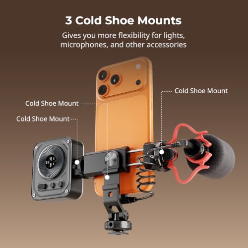 Image of SMALLRIG PC-T1 Metal Phone Holder &, 360 Rotatable-6661