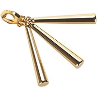 Pendientes de gota dorados para Lorenor Zorro Cosplay