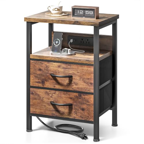 Lazzanto Night Stand with Charger