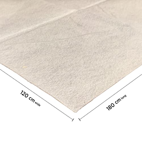Rug Gripper Anti Slip Rug Underlay - Adhesive Polyester Rug Grippers from Rug To Carpet Anti-creep Rug Underlay for Carpet Stops Rugs from Moving - Provide Protection for Area Rugs 120cm X 180cm - Image 3