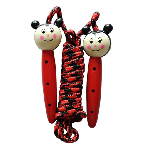 GRIRIW Cuerda de Saltar Ajustable para Fitness y Ejercicio Diseño de Animal Abejorro, Material Duradero, Tamaño Infantil para Jardín de Infantes, Cuerda para Saltar Color Color Aleatorio