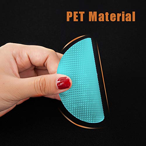 Secopad Non-Slip Bathtub Stickers, 24 Pcs Safety Bathroom Tubs Showers Treads Adhesive Decals Scraper (Blue) #TOP2