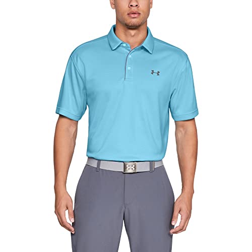 Image of Under Armour Men's Polyester Solid Tech Polo | T-Shirt | 1290140-001