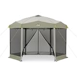CORE 11.5’x10’ Instant Screen House | Folding and Portable Large Pop Up Tent Gazebo Canopy Shelter with Included Carry Bag | Perfect for Family Camping, Outdoor, Picnic, Backyards, and Tailgate
