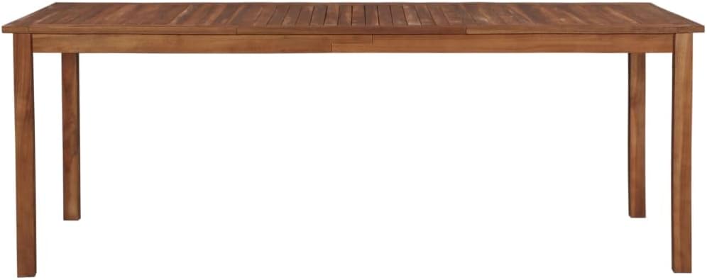 Patio Table,Outdoor Bar,Balcony Desk,Outdoor Dining Table,Backyard Table,Easy to Assemble,for Patio, Deck, Lawn, Garden, Backyard, 78.7"x39.4"x29.1" Solid Acacia Wood