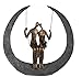Produktbild Casablanca Deko Skulptur Figur - Swing Poly/Metall - bronzefarben - Höhe 30 cm