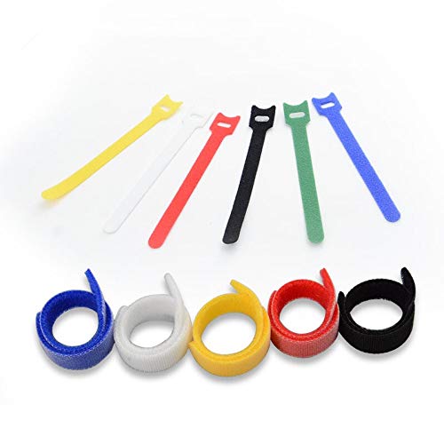 PATIKIL Klettband, 0,4 Zoll X 33 Fuß (10 Mm X 10 M), Gelb – Wiederverwendbare Kabelbinder Für Zuhause & Büro