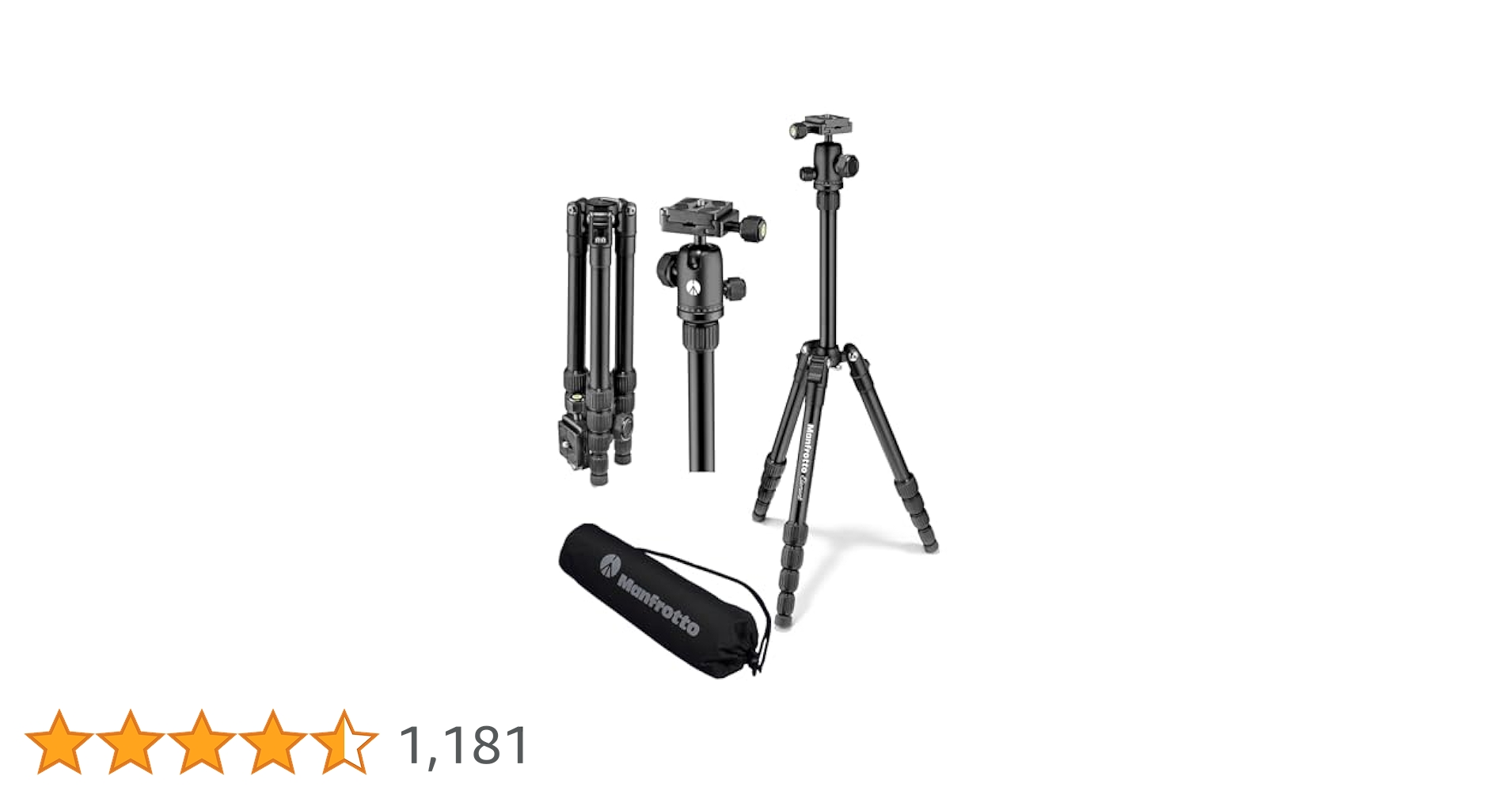 Amazon | マンフロット(Manfrotto) Elementトラベル三脚