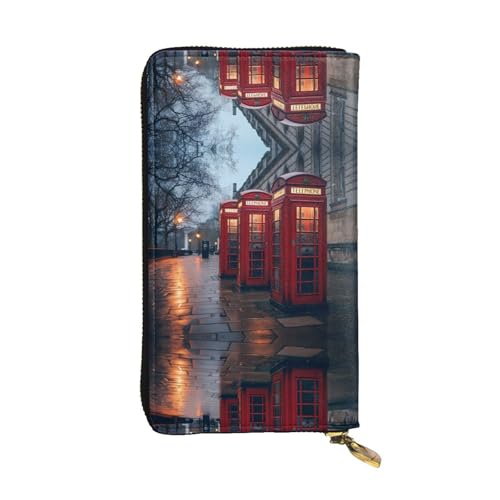 Portefeuille en cuir cabines téléphoniques, tout-en-un idéal pour vos voyages et sorties