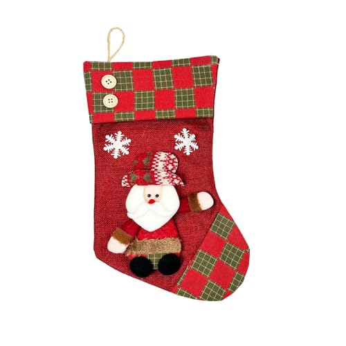 Enfeite de Pendurar Bota Papai Noel ou Boneco de Neve 22 x 35 cm | Decoração Natalina para Porta, Ar