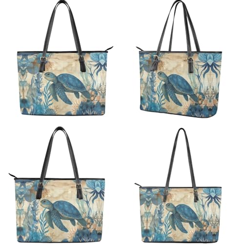 Set de bolso y billetera de cuero para mujer miniatura 5