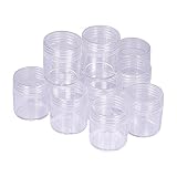 PandaHall 12 STK Kunststoff Plastik Sortierbox Sotierkasten Transparent, 25x28 mm