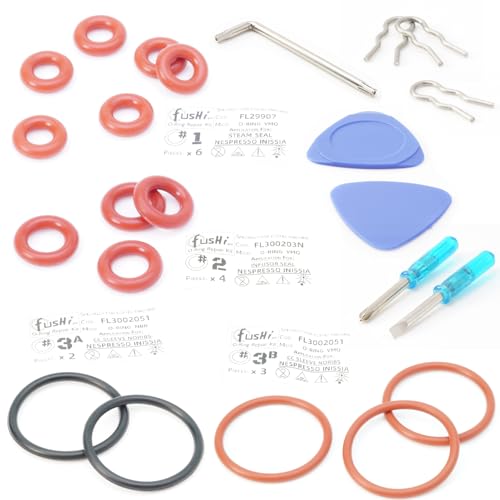 FL29907 O Ring Set for DeLonghi Krups Magimix NESPRESSO Inissia EN80 Pixie Essenza Capsule Pod Coffee Maker Seal Repair