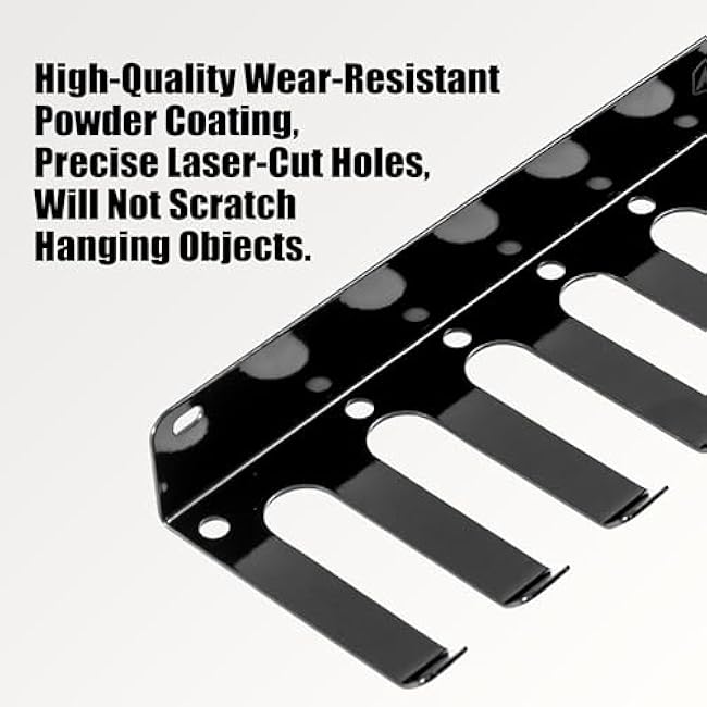 Wall-Mounted Gym Organizer, Barbell Holder Wall Mount, Resistance Band Storage Rack, Home Gym Accessories Holder