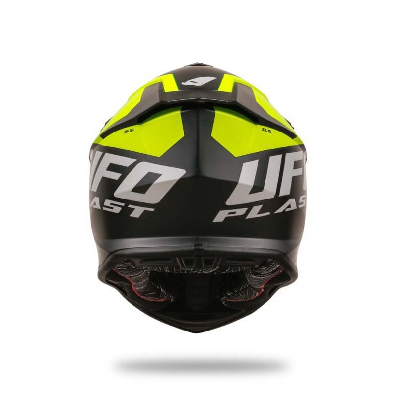 UFO PLAST CASCO INTREPID NERO/GIALLO M