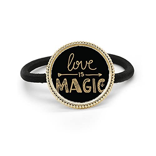 Élastique cheveux métal argenté Love Is Magic pour attacher sans abîmer