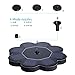 TekHome 2019 1.6W Solar Birdbath Fountain, Solar Powered Bird Bath Fountain, Mini Water Fountains Outdoor for Garden Pond, Small Floating Swimming Pool Fountain, Solar Panel Pump, 4 Nozzles.