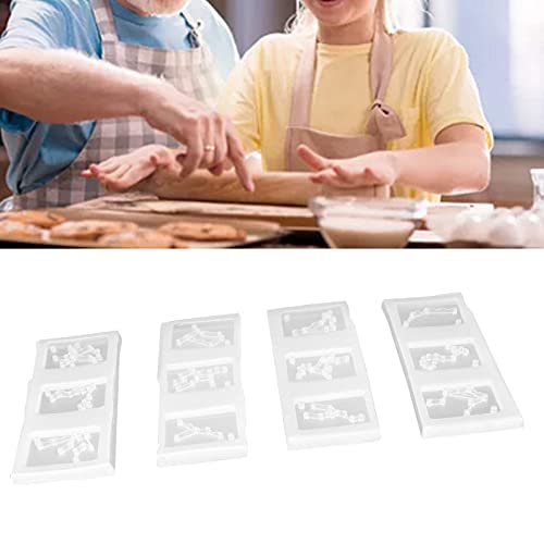 Formas de silicona para colgantes 4 piezas reutilizables miniatura 4
