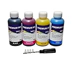impresora tinta continua epson o hp Tipo: Pigmentado , Empaque: 4 x 100 ml , Color: Negro , Cian , Magenta , Amarillo , Fabricante: InkTec Korea