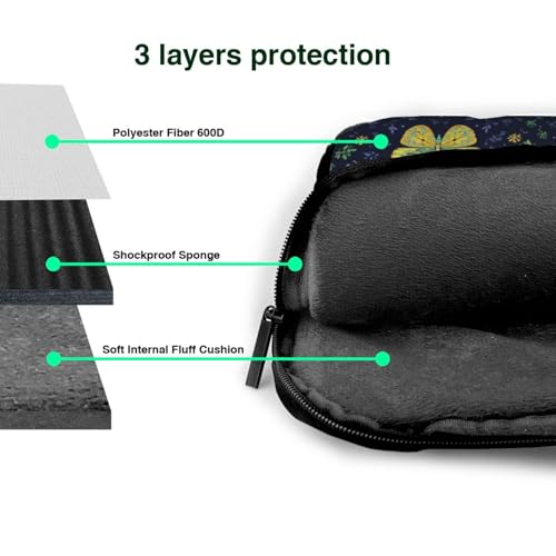 Bolsa para portátil impermeable azul oscuro 14 pulgadas miniatura 5