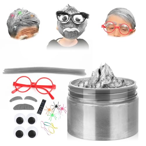 Grey Temporary Hair Color Wax for Teenagers,Crazy Hair Day