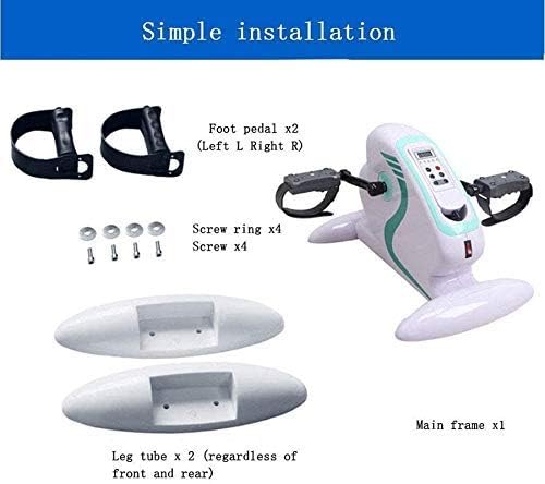 Image of Fitness Motorized Exercise Bike with Leg Protector, Electric Pedal Exerciser for The Elderly and Seniors, Electronic Physical Therapy Rehab Bike Trainer (Pedal Exerciser)