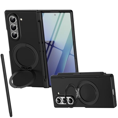 Coque de protection pour charnière Samsung Galaxy Z Fold6 avec stylet noir