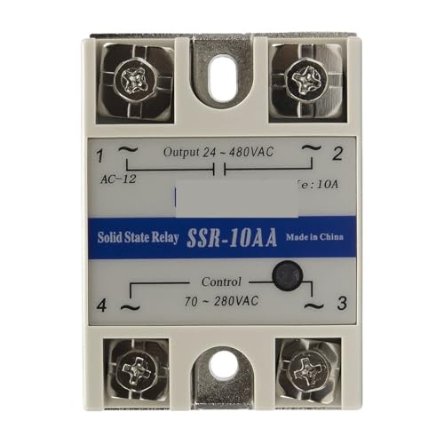 Relais statique SSR-80AA robuste boîtier étanche 480V CA