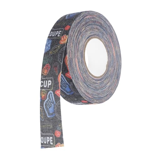 BRIGHTFUFU Sports Hockey Tape Hockey Supplies Full Adhesive Decorative Hockey Tape for Hockey Stick Red