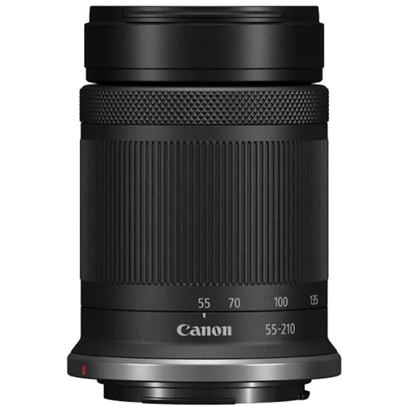 Image of Canon EOS R50 Mirrorless Camera Body with 2 Lens Kit RF-S 18-45mm is STM and RF-S 55-210mm is STM 5811C022 Bundle with Deco Gear Camera Bag + Microphone + Tripod + Photography Pro & Accessories Kit