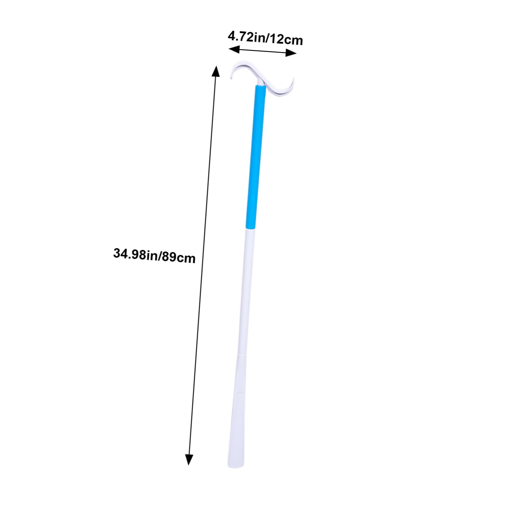 BUTIFULSIC Dressing Aid Stick Shoehorn Portable Multi-use Shoehorn for Disabled Long Stick Handled Shoe Horn for Elderly
