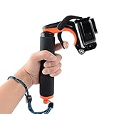 Material: PC + silicona VIDOO Diving Remote Trigger Shutter Floating Hand Grip For Gopro Hero 7/6/5/4 Xiaoyi 4K FPV Camera