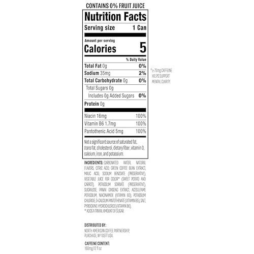 Image of Starbucks Iced Energy, Strawberry Kiwi, Zero Sugar Energy Drink, Plant Based Caffeine, Hydration, Mental Clarity, 12 Fl Oz Cans (Pack of 12)